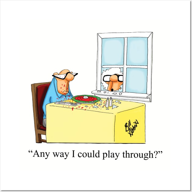 Funny Spectickles Golf Cartoon Humor Wall Art by abbottcartoons